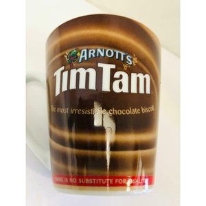 Arnotts Tim Tam Coffee Mug Cup 8 FL Ounce Black White